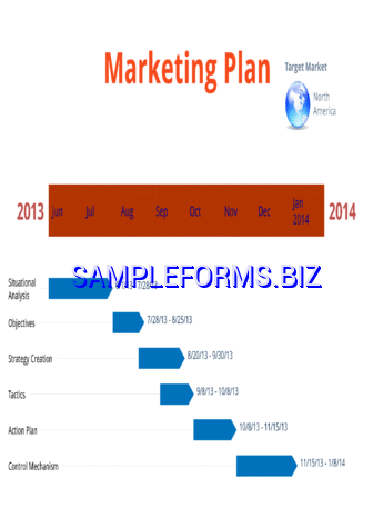 Marketing Plan Timeline Template pdf pptx free